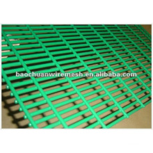 Grün, schwarz, gelb, etc. pvc beschichtet geschweißt Drahtgeflecht Panel / PVC geschweißt Drahtgeflecht